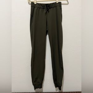 Green Lulu Lemon joggers